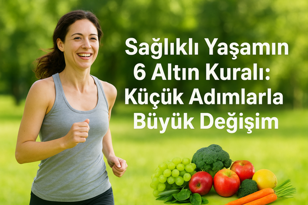 Sağlıklı Yaşamın 6 Altın Kuralı: Küçük Adımlarla Büyük Değişim